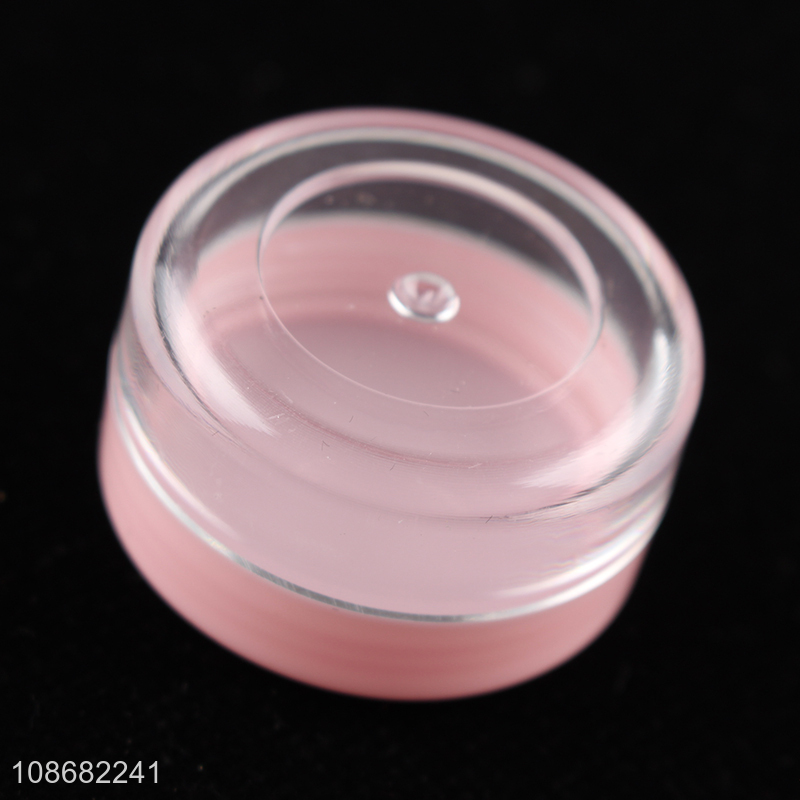 Top sale plastic cosmetic jar loose powder jar wholesale