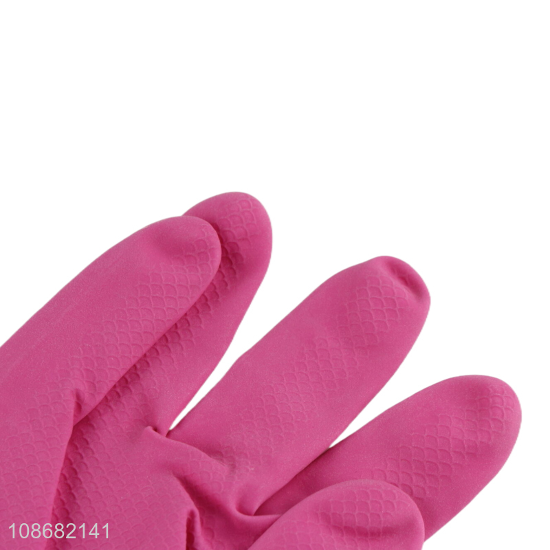 Top quality latex household gloves cleaning gloves for sale