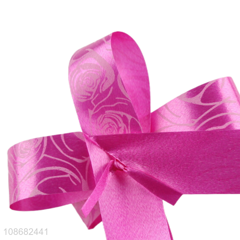 Latest products gifts box packaging pull bow pull flower ribbon