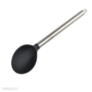 Good quality kitchenware nylon cooking spoon basting spoon serving spoon