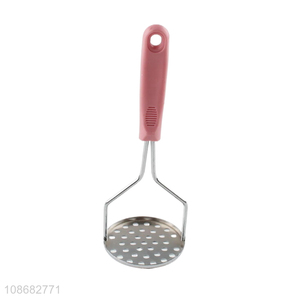 Wholesale stainless steel baby food masher potato press kitchen tools