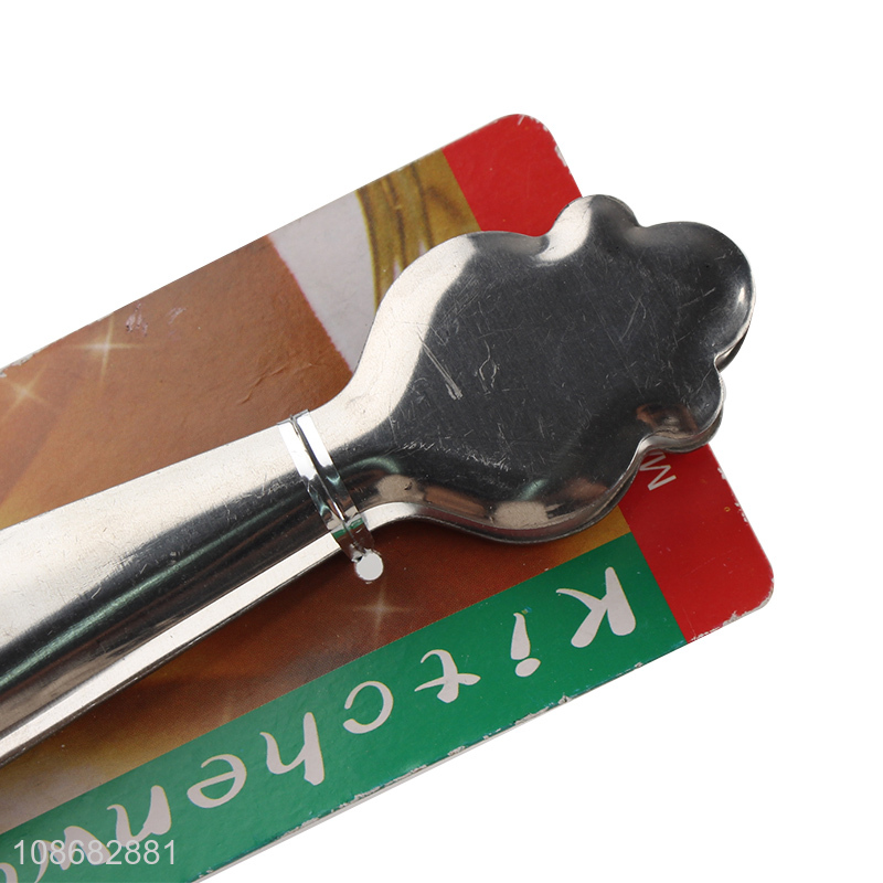 New product durable stainless steel food tongs ice clips sugar tongs