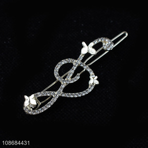 New arrival fashion musical note hairpin hair clips for hair accessories
