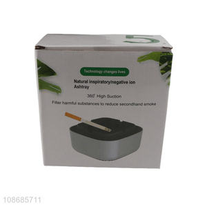 Good selling smart ashtray air purification smokeless ashtray wholesale