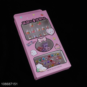 China products children cartoon <em>nail</em> sticker <em>fake</em> <em>nail</em> for <em>nail</em> decoration