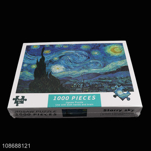 Good price 1000 pieces puzzle starry sky jigsaw puzzle for kids