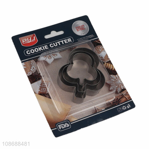 China factory stainless steel cookies mould cookies cutter for baking tool