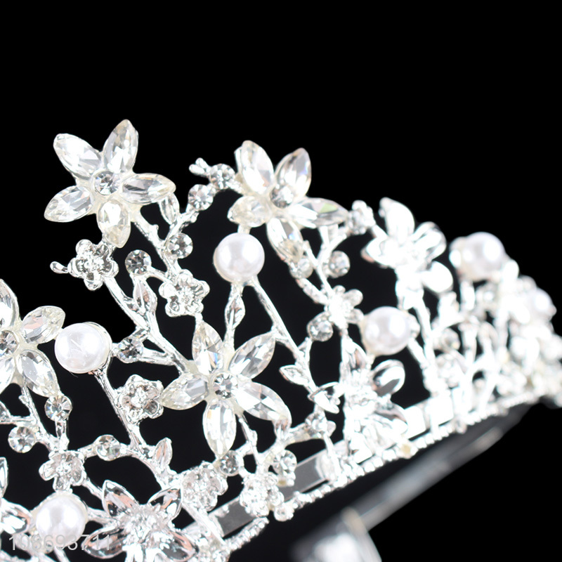 Yiwu market bridal wedding crowns women hair accessories fpr hair decoration