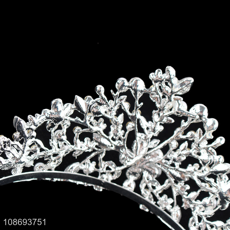 China supplier fashion women hair accessories wedding bridal crown for sale