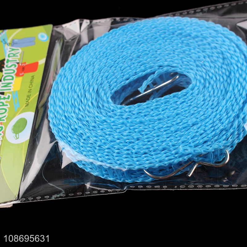 Hot selling blue 5m indoor outdoor windproof clothesline for household