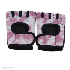 Low price half-finger fitness training sport gloves for sale