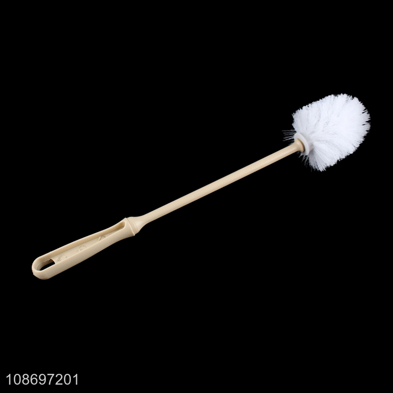 Bottom price durable toilet brush and holder set for cleaning