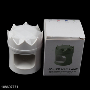 New product crown shaped uv led nail phototherapy lamp nail dryer