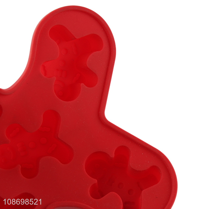 Hot products christmas gingerbread man silicone cookies mould for baking