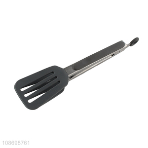 Low price cooking tongs stainless steel food bread tongs for sale
