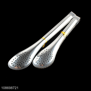 Hot items stainless steel kitchen tool food clip food tong for sale