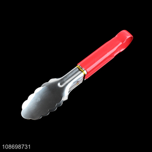 China factory stainless steel non-slip food serving tong for sale