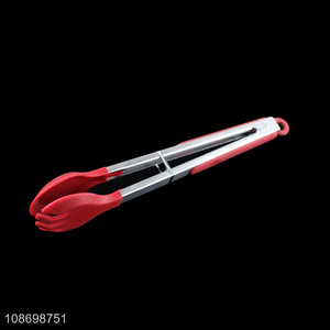 China supplier non-slip kitchen gadget food clips food serving tongs