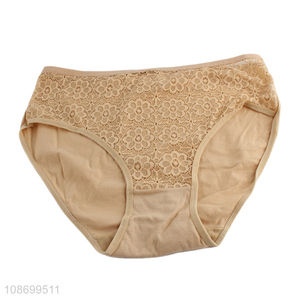 High quality women's cotton underwear panties ladies briefs