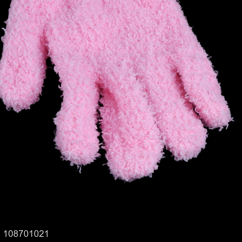 Hot selling winter warm thickened gloves girls outdoor gloves wholesale