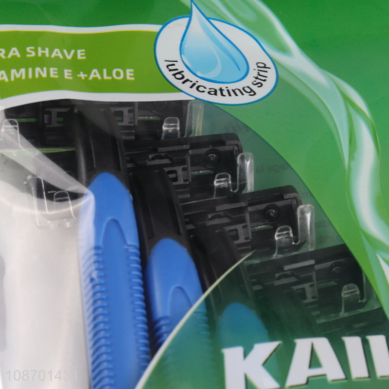 Hot sale 2 blades disposable shaving razors for sensitive skin
