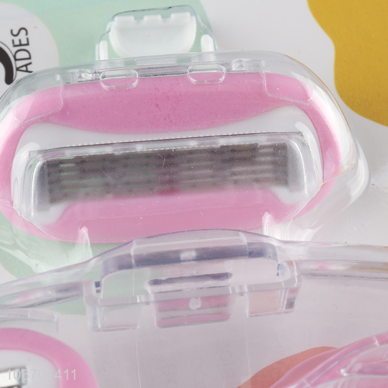 High quality 5 blades mini disposable razor with razor refill