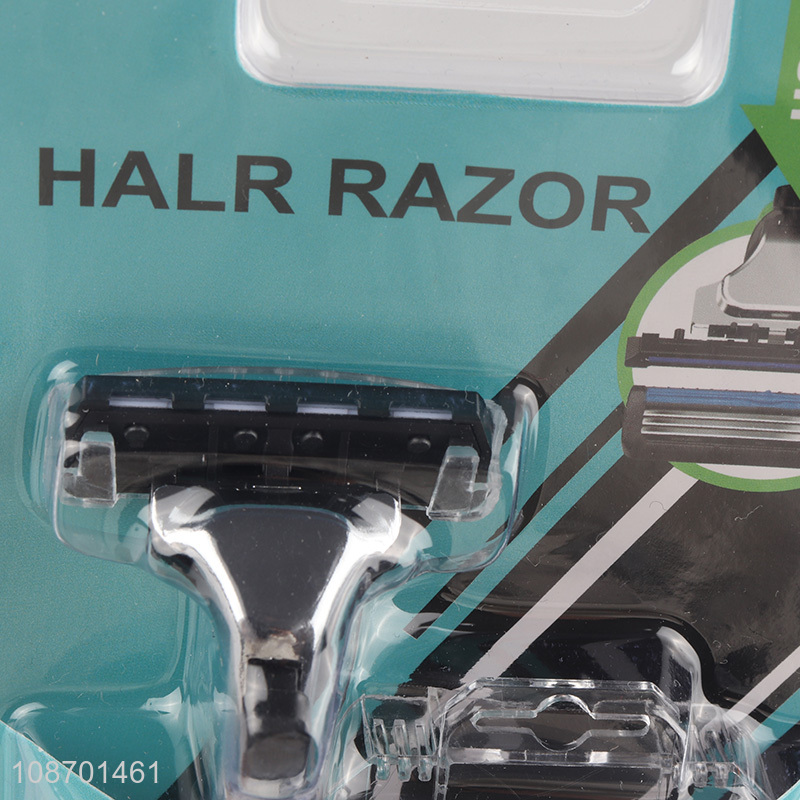 Good price men's shaving razors disposable razors with 3 blades