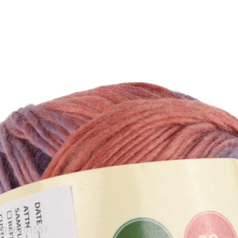 Good quality 50g 90m acrylic yarn for hand knitting baby blanket