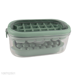 Good quality multi-layer pp ice cube mold ice ball maker for home