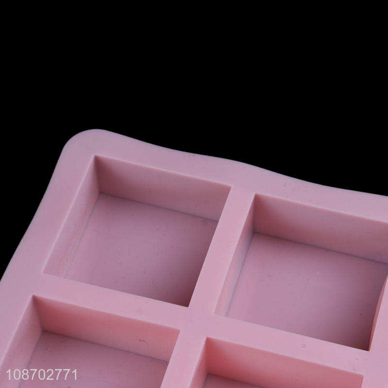 China supplier square silicone baking tool candy chocolate mold for home