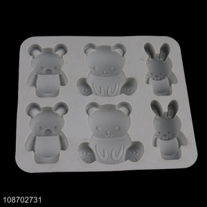 Hot items cartoon silicone cute diy candy mold chocolate mold for sale