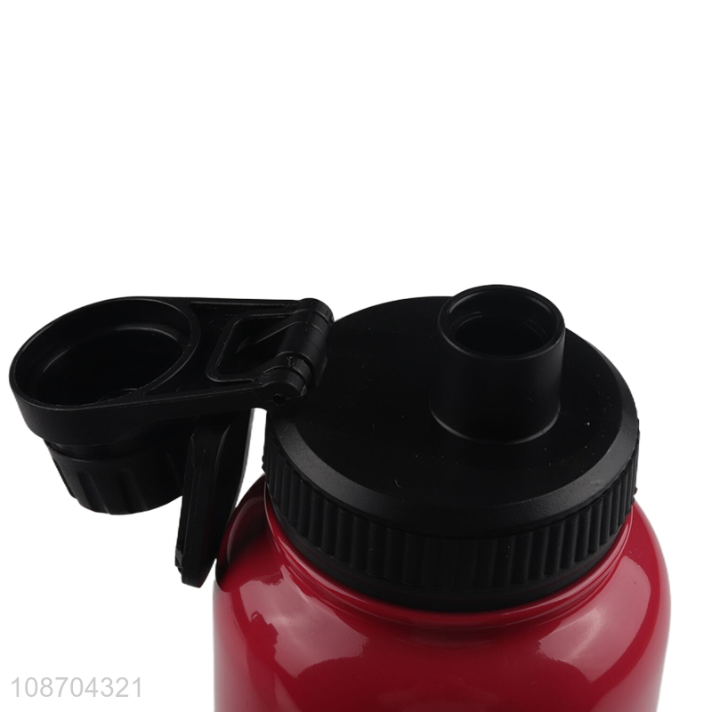 Wholesale double wall vaccum insulated water bottle with spill proof lid