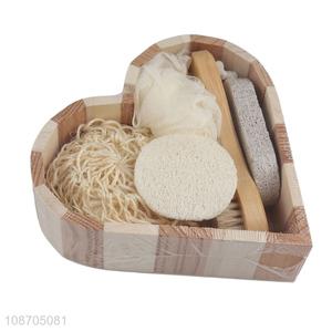 Yiwu market bath gifts bath brush foot pumice stone set for skin care