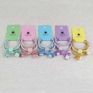 Best sale candy color elastic bowtie hair rope hair ring for headdress