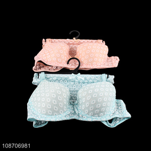 Online wholesale women's lingerie set sexy lace bra and panties set