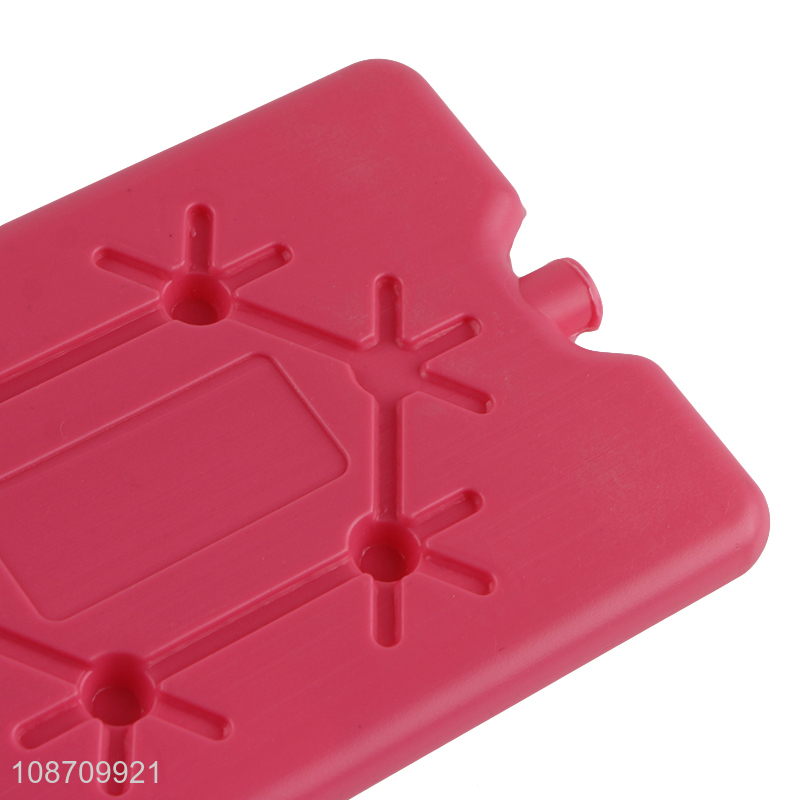 Online wholesale reusable flat ice pack plastic ice block for lunch box