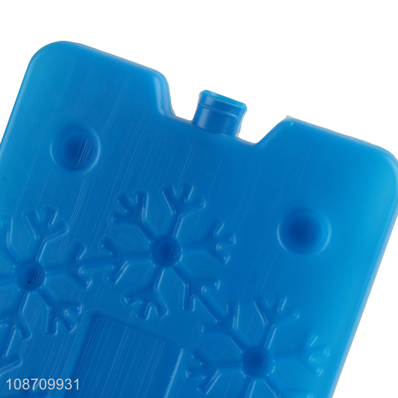 Wholesale reusable plastic ice pack non-toxic ice block for camping fishing
