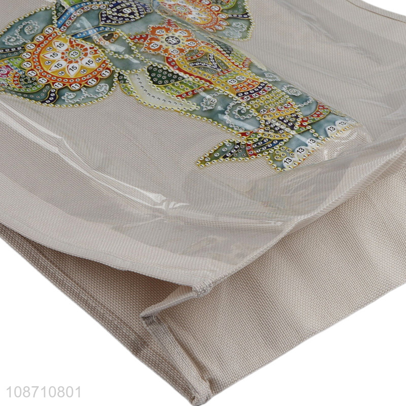 New product DIY diamond painting shopping bag kit reusable tote bag