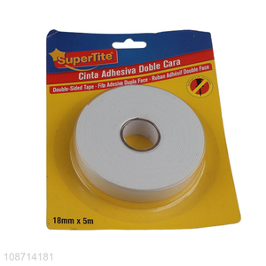 High quality 5m PE foam tape multi-purpose adhesive double-sided tape