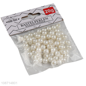 Factory price diy white pearl beads toys for jewelry accessories