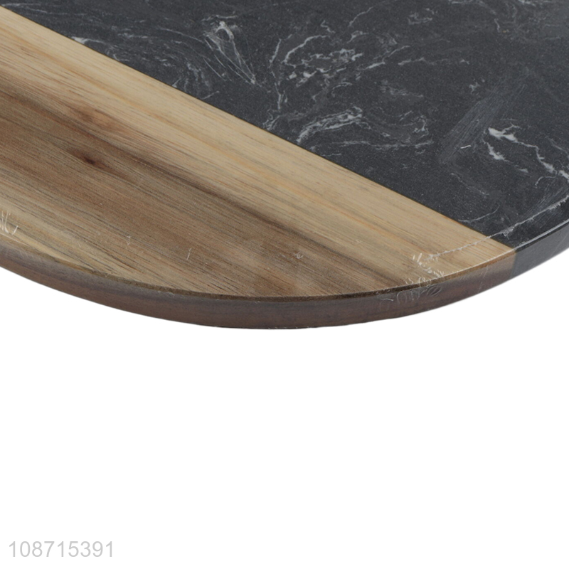 Wholesale custom artificial marble wooden cutting board bread cheese board