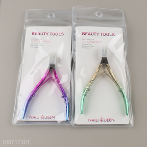 Bottom price stainless steel cuticle pliers cuticle cutters pedicure tools