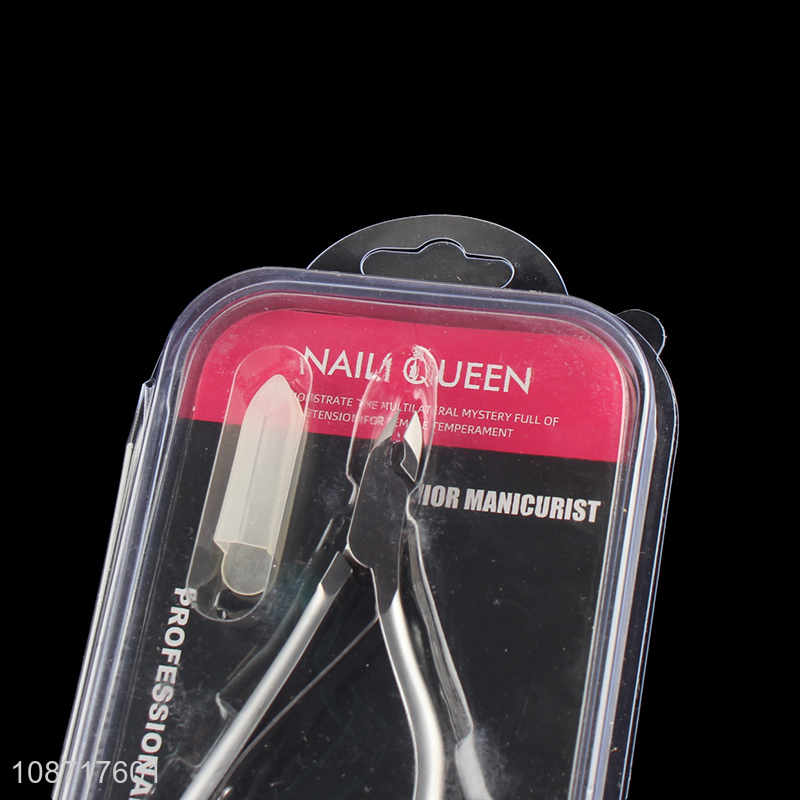 Custom logo heavy duty steel cuticle trimmer cuticle nipper agnail scissors