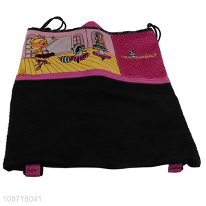 Good quality cartoon printing lightweight waterproof drawstring bag backpack for kids