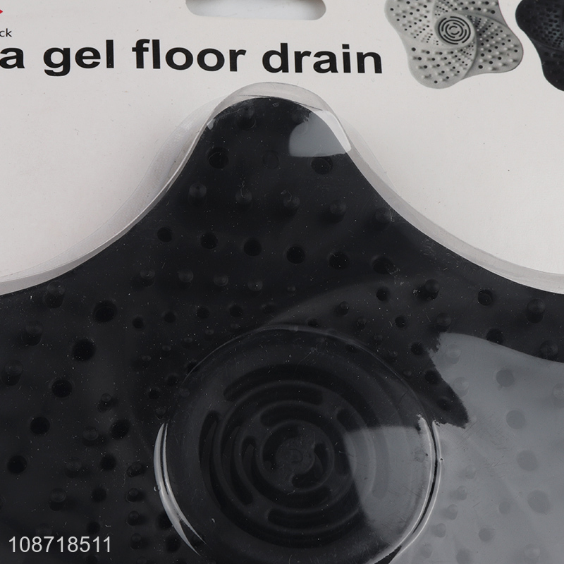 Online wholesale silicone 2pcs star shape kitchen sink drain stopper