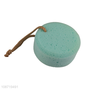 Hot items round reusable bath cleaning sponge shower sponge for sale
