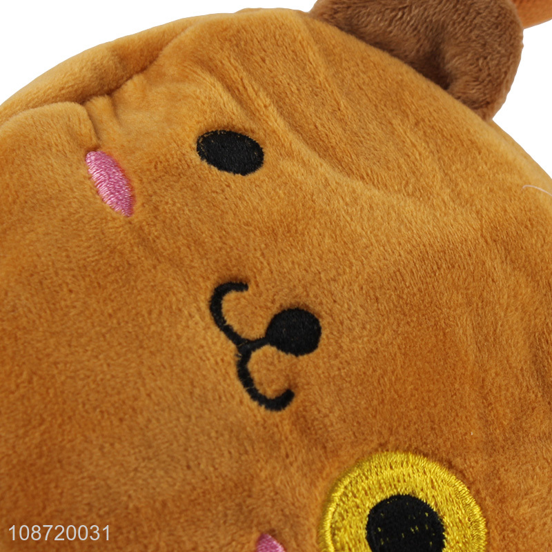 Good quality kawaii cartoon bear plush crossbody bag for kids toddlers