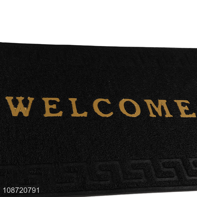 Top quality rectangle welcome entrance door mat floor mat for home