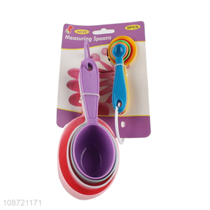 Top selling 9pcs multicolor measuring tool measuring <em>spoon</em> set