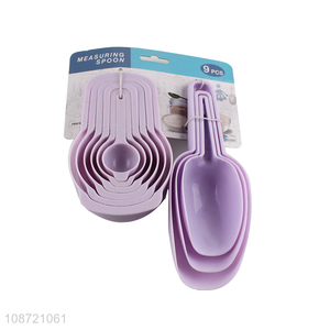 China products purple kitchen measuring tool measuring <em>spoon</em> set